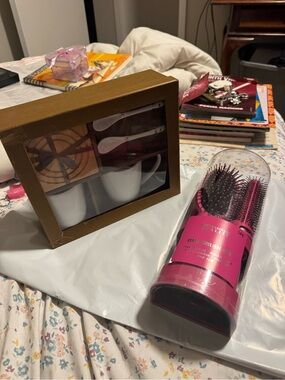 Coffee Set & Hair Brush Combo